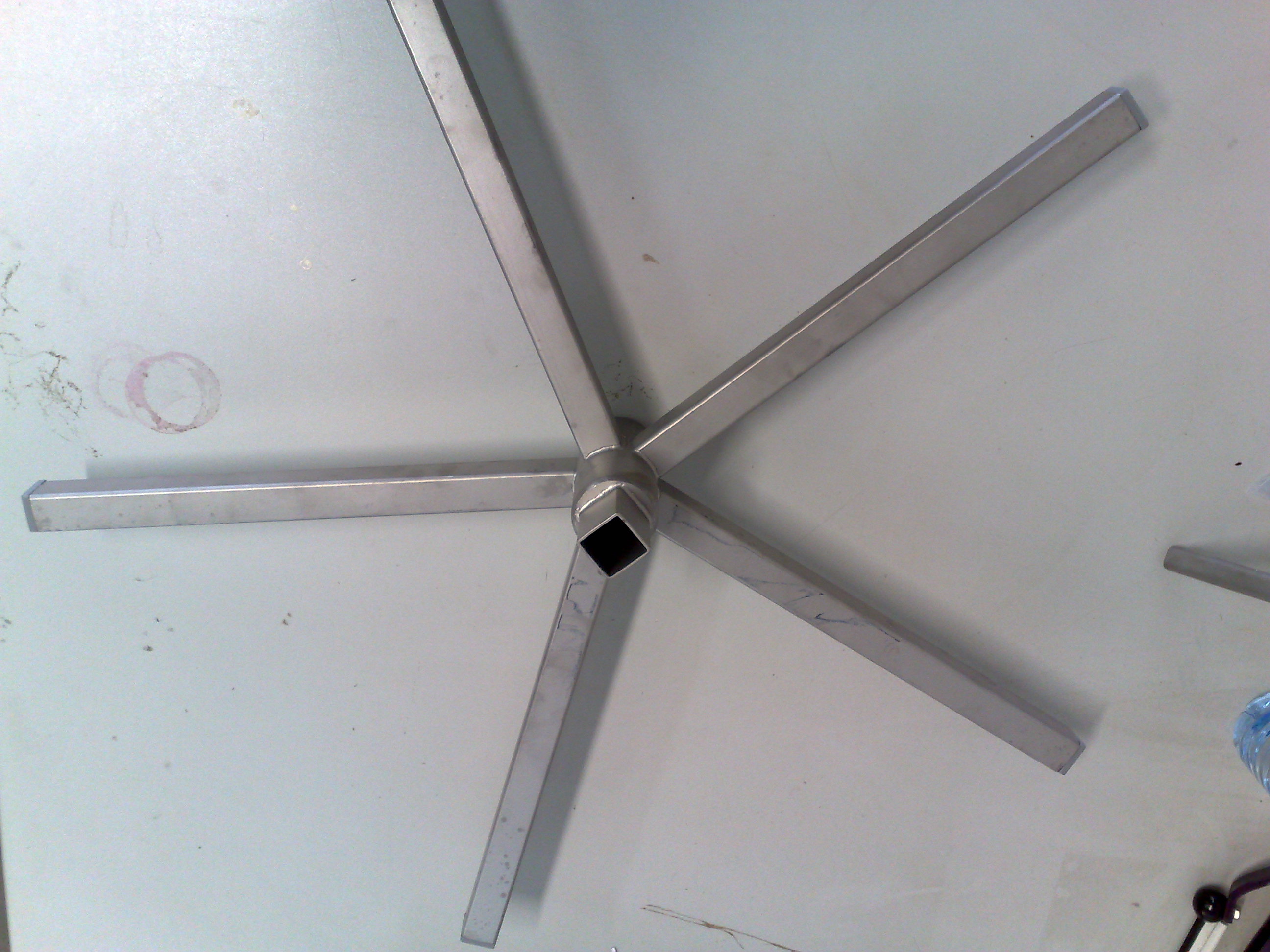 Huiskamer onderstel, Type: 5 poot, Kleur: RVS - Afbeelding 19